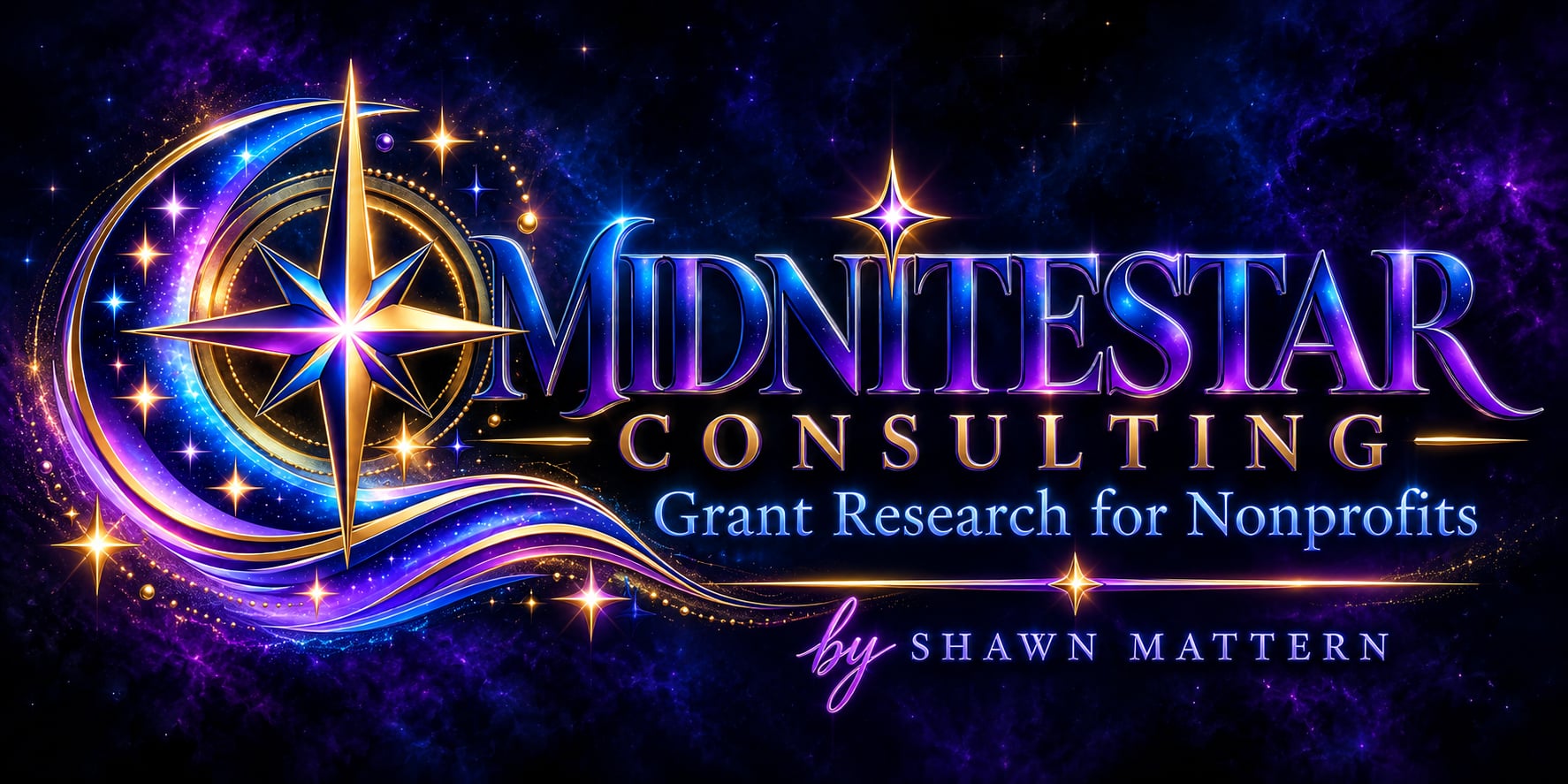 Midnitestar Consulting &mdash; Grant Research for Nonprofits, by Shawn Mattern.